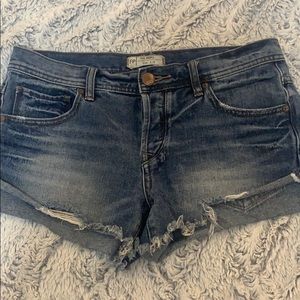 Free People Jean Shorts